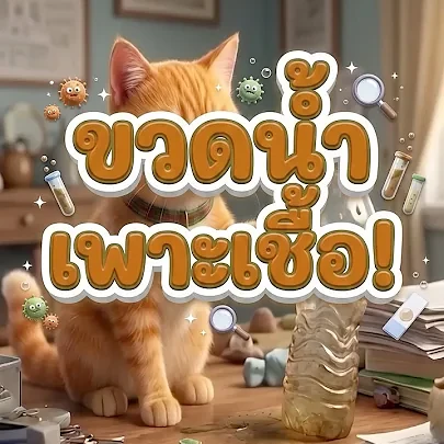 ขวดน้ำเพาะเชื้อ!
